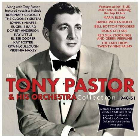 Tony Pastor (1907-1967): Tony Pastor Collection 1940 - 1951, 3 CDs