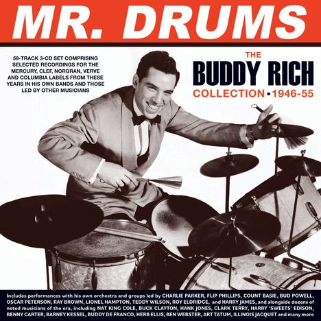 Buddy Rich (1917-1987): Mr. Drums: The Buddy Rich Collection 1946-55, 3 CDs