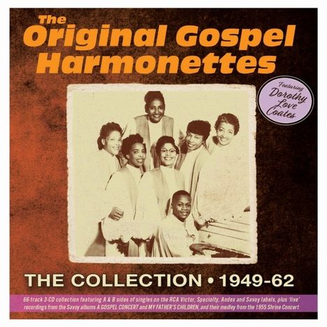 The Original Gospel Harmonettes: The Collection 1949 - 1962, 3 CDs