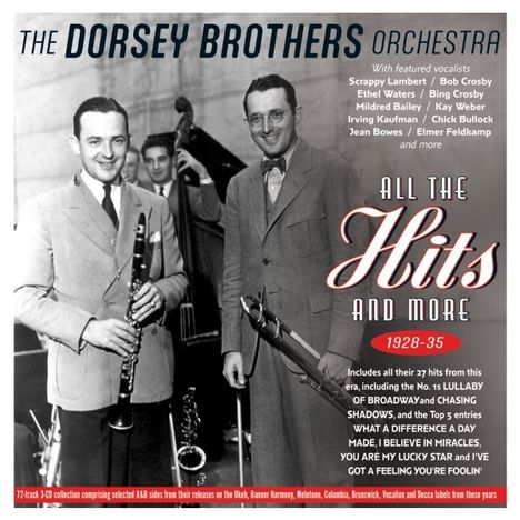 Tommy Dorsey &amp; Jimmy Dorsey: All The Hits And More 1928 - 1935, 3 CDs