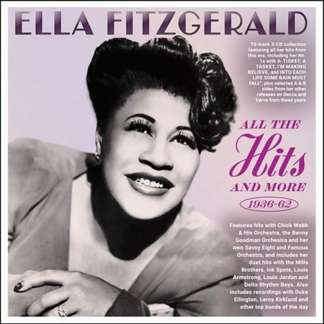 Ella Fitzgerald (1917-1996): All The Hits And More 1936 - 1962, 3 CDs