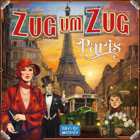 Alan R. Moon: Zug um Zug: Paris, Spiele