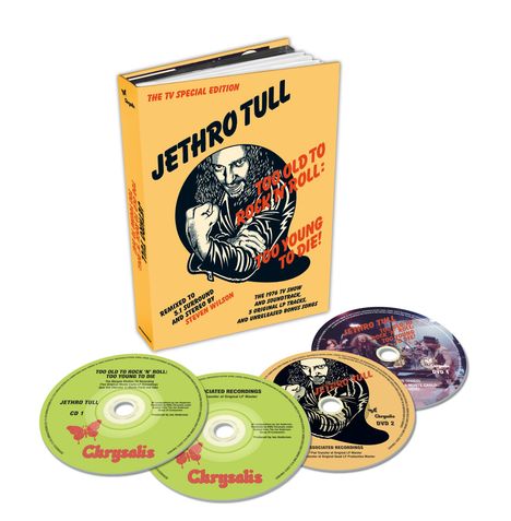 Jethro Tull: Too Old To Rock'n'Roll: Too Young To Die ! (The TV Special Edition), 2 CDs und 2 DVDs