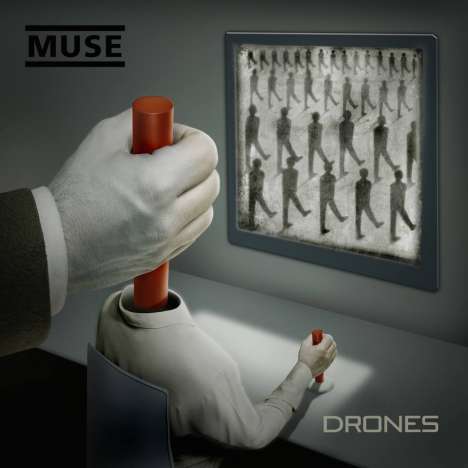 Muse: Drones (180g) (Limited Deluxe Edition) (2LP + CD + DVD), 2 LPs, 1 CD und 1 DVD
