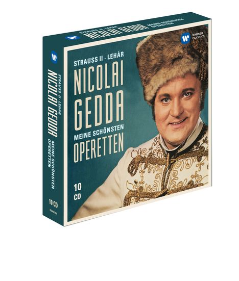 Nicolai Gedda - Meine schönsten Operetten (5 Gesamtaufnahmen), 10 CDs