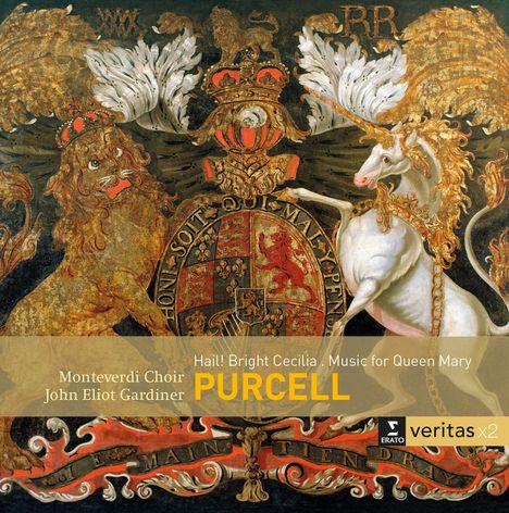 Henry Purcell (1659-1695): Ode for the Birthday of Queen Mary "Hail! Bright Cecilia", 2 CDs