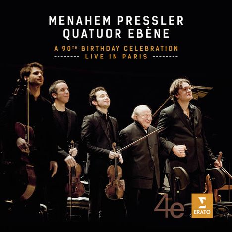 Menahem Pressler &amp; Quatuor Ebene - A 90th Birthday Celebration live in Paris, 1 CD und 1 DVD