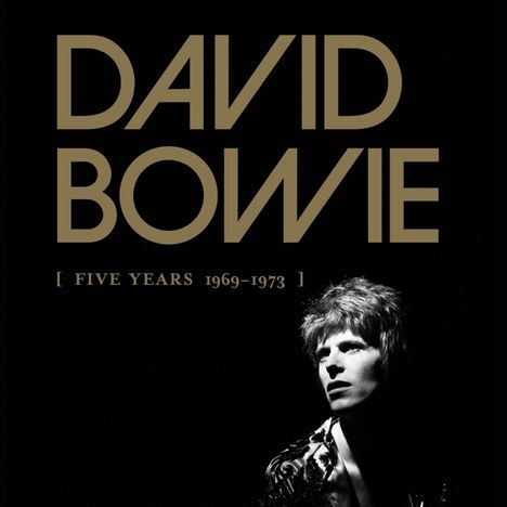 David Bowie (1947-2016): Five Years (1969 - 1973), 12 CDs und 1 Buch