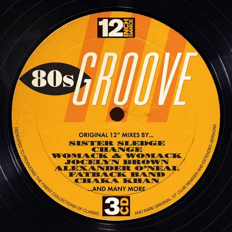 80s Groove: 12 Inch Dance, 3 CDs