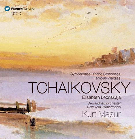 Peter Iljitsch Tschaikowsky (1840-1893): Kurt Masur dirigiert Tschaikowsky, 10 CDs