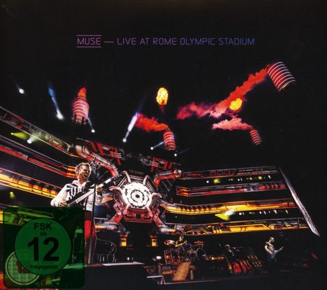 Muse: Live At Rome Olympic Stadium, 1 CD und 1 Blu-ray Disc