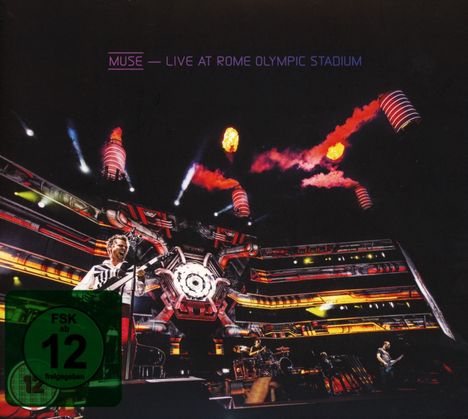 Muse: Live At Rome Olympic Stadium, 1 CD und 1 DVD