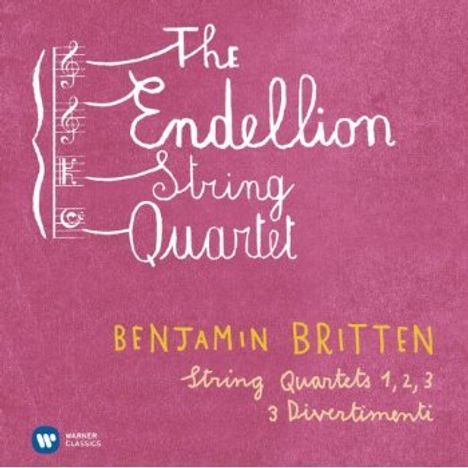 Benjamin Britten (1913-1976): Streichquartette Nr.1-3, 2 CDs