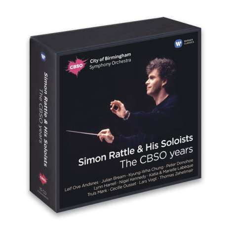 Simon Rattle &amp; His Soloists - The CBSO Years, 15 CDs
