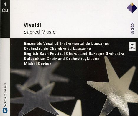 Antonio Vivaldi (1678-1741): Geistliche Musik, 4 CDs