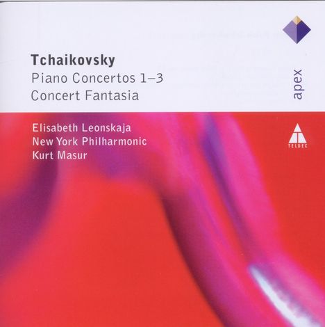 Peter Iljitsch Tschaikowsky (1840-1893): Klavierkonzerte Nr.1-3, 2 CDs