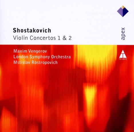 Dmitri Schostakowitsch (1906-1975): Violinkonzerte Nr.1 &amp; 2, CD