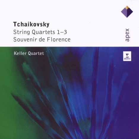 Peter Iljitsch Tschaikowsky (1840-1893): Streichquartette Nr.1-3, 2 CDs