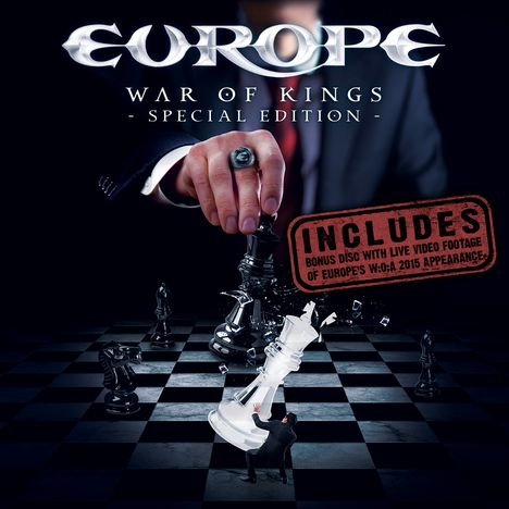 Europe: War Of Kings (Deluxe Special Edition), 1 CD, 1 DVD und 1 Blu-ray Disc