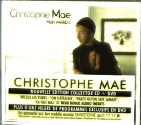 Christophe Maé: Mon Paradis (CD + DVD), 1 CD und 1 DVD