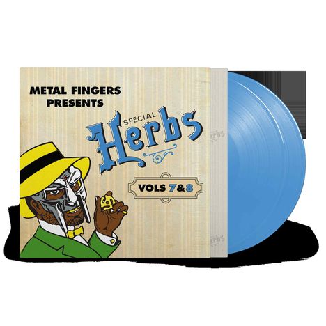 MF Doom: Metal Fingers Presents: Special Herbs Vol. 7 & 8 (Limited Indie Edition) (Sky Blue Vinyl), 2 LPs
