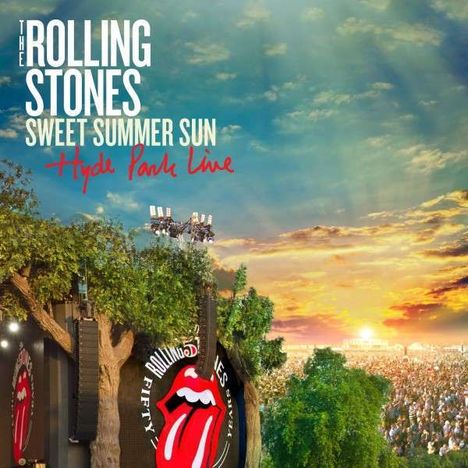The Rolling Stones: Sweet Summer Sun - Hyde Park Live (3 LP + DVD), 3 LPs und 1 DVD