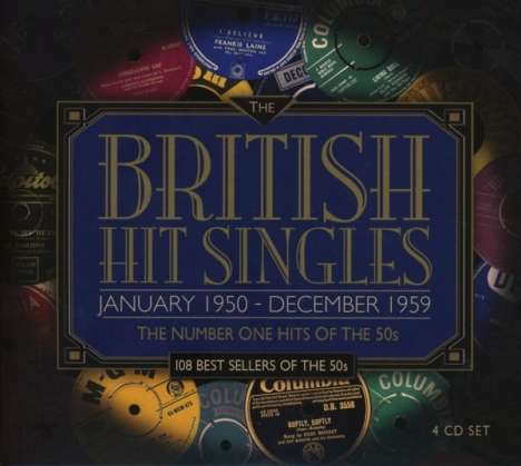 British Hit-Singles January 1950 - December 1959, 4 CDs