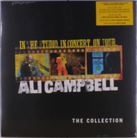 Ali Campbell: In The Studio, In Concert, On Tour. The Collection, 1 LP, 3 CDs und 3 DVDs