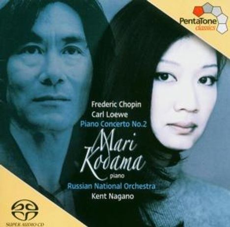 Text: Frederic Chopin, Carl Loewe, Piano Concerto No. 2, Mari Kodama, Russian National Orchestra, Kent Nagano. Zwei Porträts.