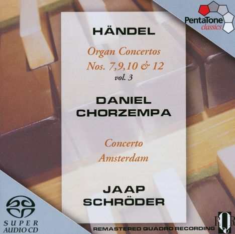 Georg Friedrich Händel (1685-1759): Orgelkonzerte Nr.7,9,10,12, Super Audio CD