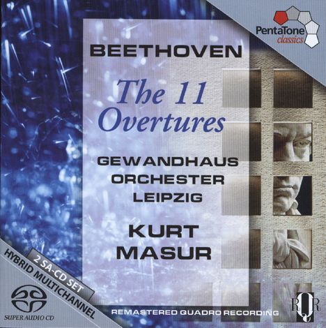 Ludwig van Beethoven (1770-1827): Ouvertüren (Ges.-Aufn.), 2 Super Audio CDs
