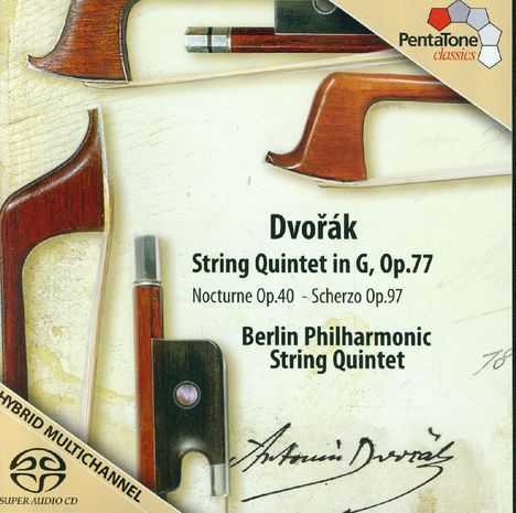 Antonin Dvorak (1841-1904): Streichquintett op.77, Super Audio CD