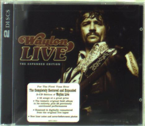 Waylon Jennings: Waylon Live (The Expanded Edition), 2 CDs