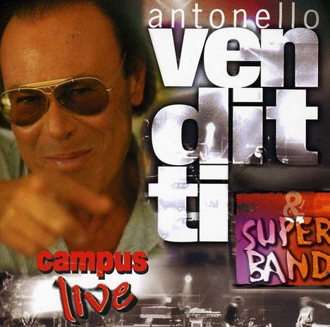 Antonello Venditti: Campus - Live (CD + DVD), 1 CD und 1 DVD
