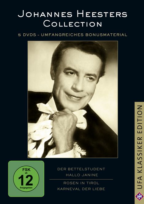 Johannes Heesters Collection, 5 DVDs