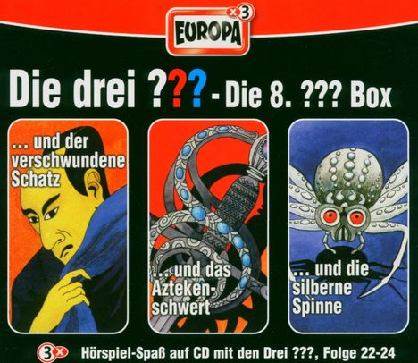 Die drei ??? - Die 08. Box, 3 CDs