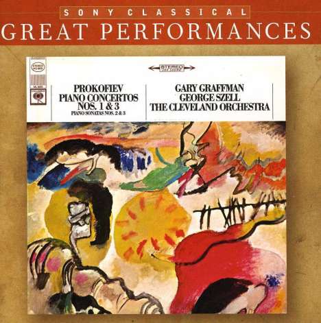 Serge Prokofieff (1891-1953): Klavierkonzerte Nr.1 &amp; 3, CD