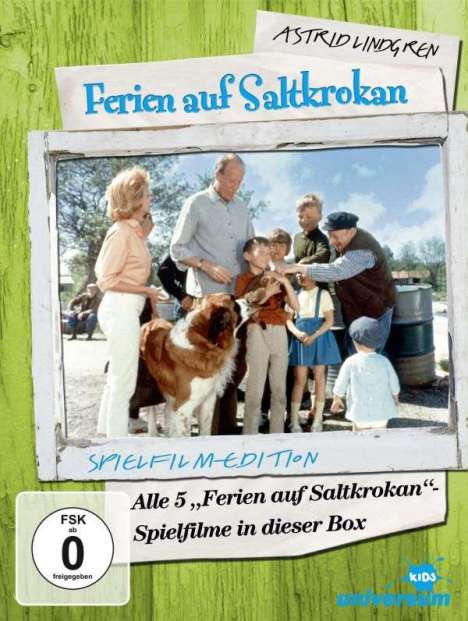 Ferien auf Saltkrokan 1-5, 5 DVDs