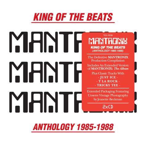 Mantronix: King Of The Beats: Anthology 1985 - 1988, 2 CDs