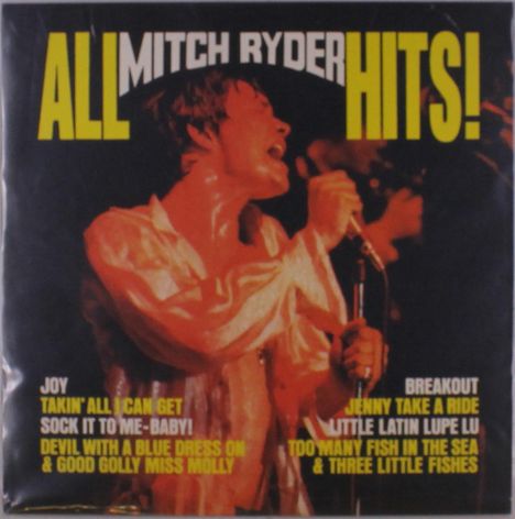 Mitch Ryder &amp; The Detroit Wheels: All Mitch Ryder Hits (180g), LP