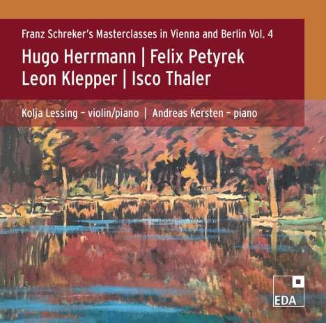 Hugo Herrmann (1896-1967): Sonate für Violine &amp; Klavier op.17, CD