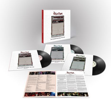 Covertext: "At the BBC. The Complete Recordings 1979-1981."  
Illustration: Ein Verstärker und mehrere Vinyl-Schallplatten.