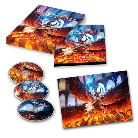 HammerFall: Live! Against The World, 2 CDs und 1 Blu-ray Disc
