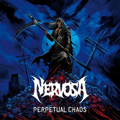 Nervosa: Perpetual Chaos (Limited Edition) (Blue Vinyl), LP