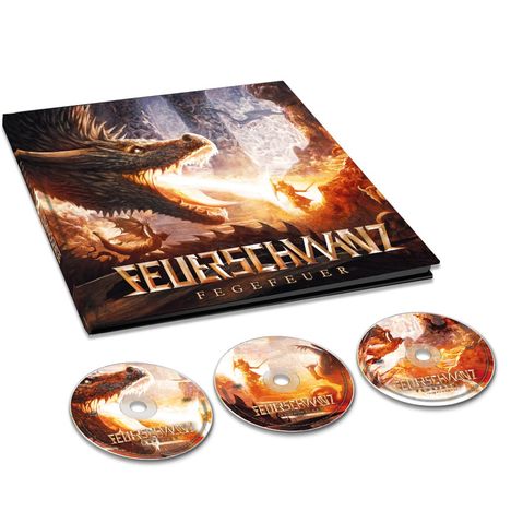 Feuerschwanz: Fegefeuer (Limited Earbook Edition), 3 CDs