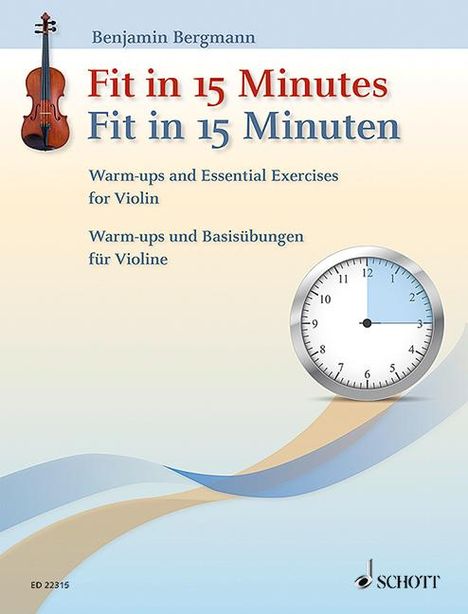 Benjamin Bergmann: Fit in 15 Minuten, Buch