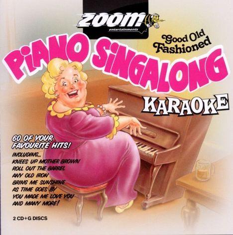 Good Old Fashioned Piano Singalong Karaoke, 2 CDs