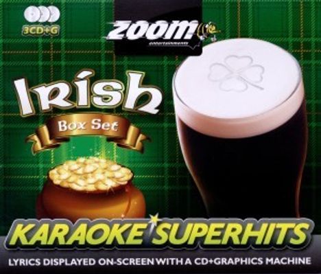 Karaoke &amp; Playback: Karaoke Irish Superhits, 3 CDs