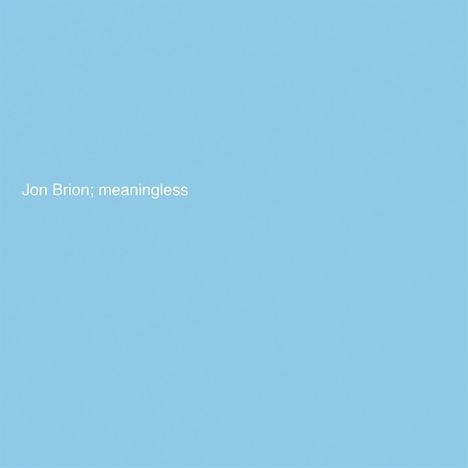 Jon Brion: Meaningless, CD