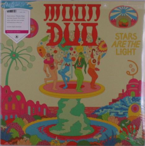 Moon Duo: Stars Are The Light (Limited Edition) (Neon Pink Vinyl), LP